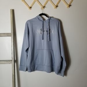 UNDER ARMOUR LOOSE FIT COLDGEAR GRAYISH PURPLE HOODIE SIZE XL